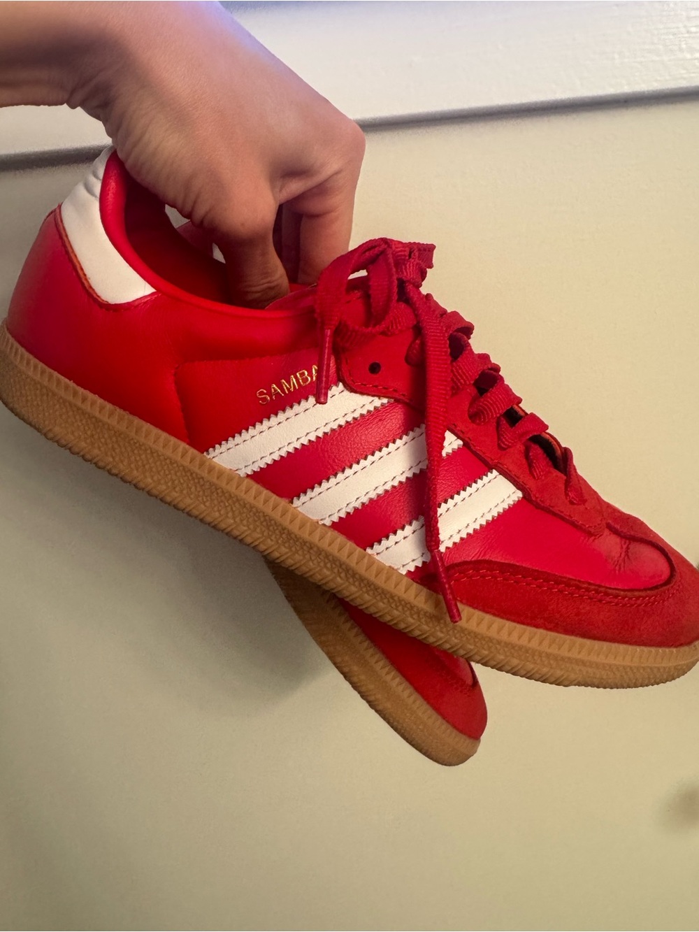 adidas Samba Red White Gum Women's Sneakers